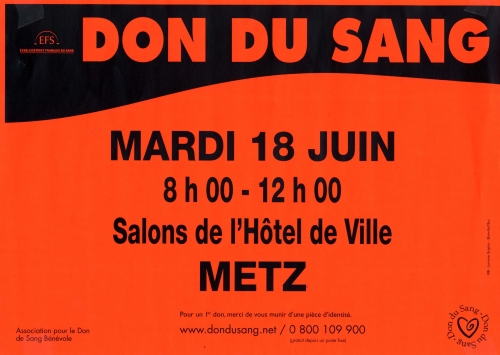 don du sang,l'appel du 18 juin,