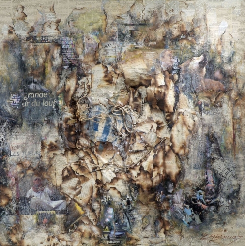AUTODAFE%20-%20La%20grande%20peur%20du%20loup%20-%20100x100cm%20-%20Collages%20&%20Acrylique%20sur%20toile%20-%20Gérard%20LARGUIER%20-%20presse[1].jpg